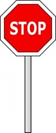 Signs & Symbols - Stop Sign clip art 