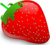 Food - Strawberry clip art 