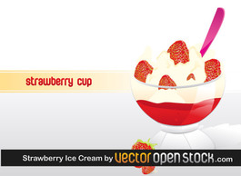 Food - Strawberry Icecream 