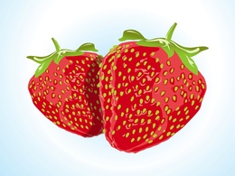 Food - Strawberry Vector 