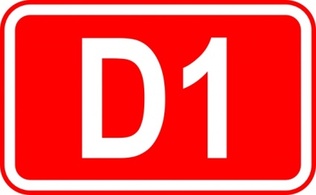 Street Sign Label D1 clip art