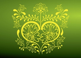 Stylized Flower Vector Preview