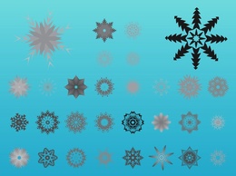 Stylized Snowflakes