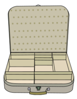 Suitcase With Compartment