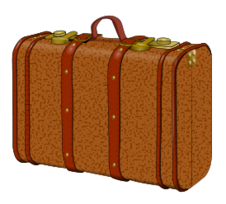 Suitcase With Stains 