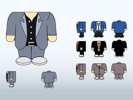 Business - Suits Vector 