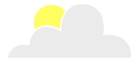 Nature - Sun behind cloud 