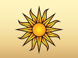 Nature - Sun Vector Graphic 