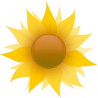 Nature - Sunflower clip art 