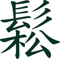 SungChinese Taichi Meaning Flowing, Relaxed clip art 