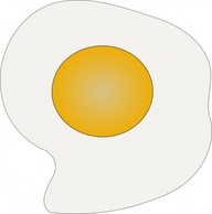 Food - Sunny Side Up Eggs clip art 