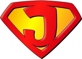 Super Jesus clip art