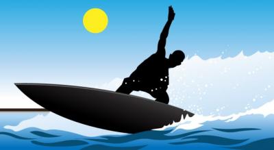 Miscellaneous - Surfer Vector 