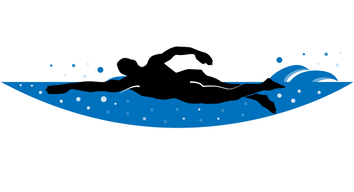 Human - Swimmer Vector Clip Art 