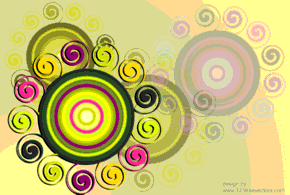 Flourishes & Swirls - Swirl & Circle Background 