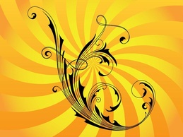 Swirly Vector Flower