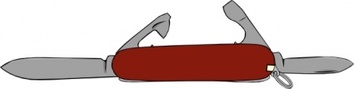 Military - Swiss Army Knife clip art 