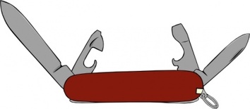 Military - Swiss Army Knife clip art 