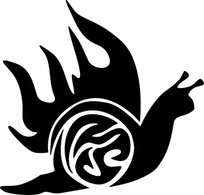 Animals - Symbol Silhouette Fire Snail Animal Crawl Molusc 