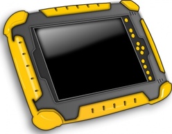 Technology - Tablet Pc clip art 