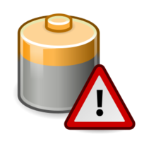 Icons - Tango Battery Caution 