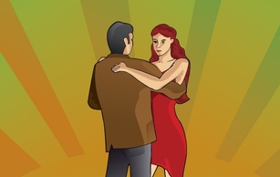 Human - Tango couple dancing 