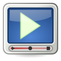 Tango-styled video player icon