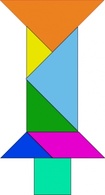 Tangram-02 clip art 