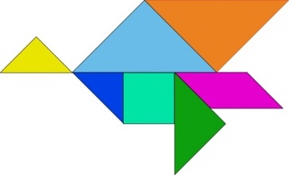 Tangram-03 clip art