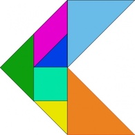 Tangram-12 clip art 