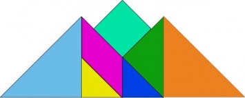 Tangram-18 clip art 