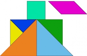 Tangram-22 clip art 