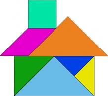 Tangram-26 clip art 