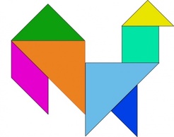 Tangram-29 clip art 