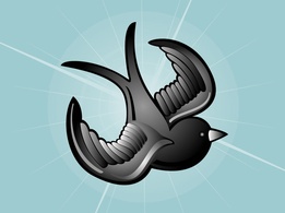 Animals - Tattoo Bird Vector Image 