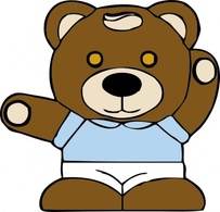 Animals - Teddy Bear clip art 