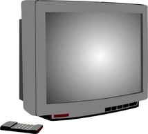 Technology - Television clip art 