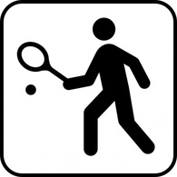 Tennis Or Squah Courts clip art