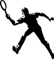 Tennis Player clip art Preview