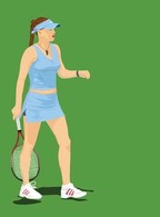 Sports - Tennis sport vector 1 