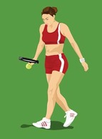 Sports - Tennis sport vector 3 