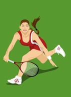 Sports - Tennis sport vector 4 