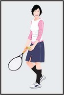 Sports - Tennis sport vector 7 