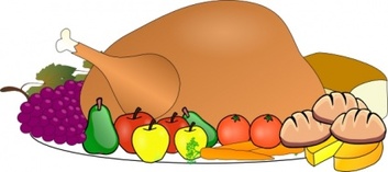 Thanksgiving Spread clip art 