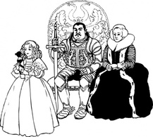 Human - The Knight Family clip art 