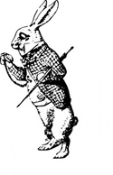 The White Rabbit clip art