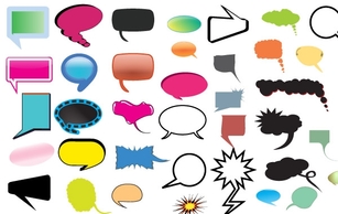 Thought and Speech Bubbles Pack Preview
