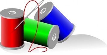 Thread Rolls clip art 