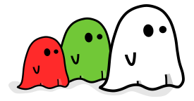 Three colored ghost 