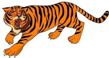 Tigre03 clip art